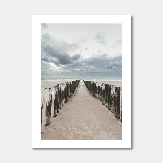 Strandpalen Zeeland - Poster